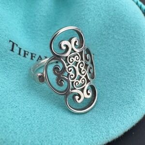 Tiffany & Co Paloma Picasso Venezia Goldoni Quadruplo Ring‎ 925 Silver